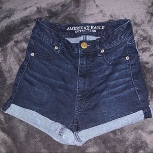 AEO high rise shorts
